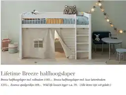 Babypark Lifetime Breeze halfhoogslaper aanbieding