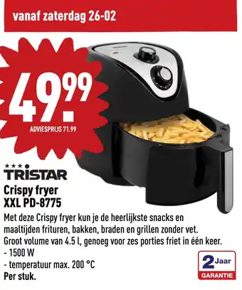 ALDI Tristar Crispy Fryer Xxl Pd-8775 aanbieding