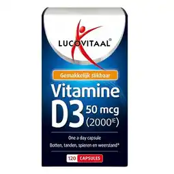 Trekpleister Lucovitaal Vitamine D3 50Mcg Capsules aanbieding