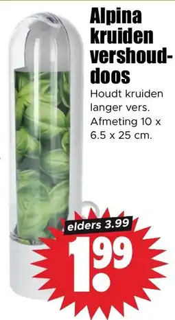 Dirk Alpina kruiden verschoud-doos aanbieding