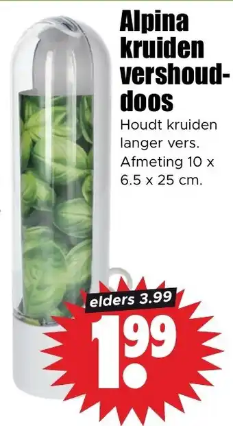 Alpina kruiden verschoud-doos