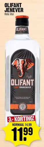 Super Dirck 3 Olifant jenever aanbieding