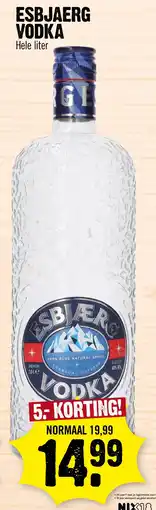 Super Dirck 3 Esbjærg vodka aanbieding