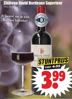 Dirk Château David Bordeaux Superieur aanbieding