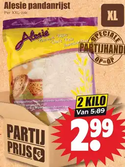 Dirk Alesie pandanrijst aanbieding