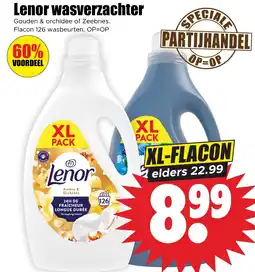Dirk Lenor wasverzachter Gouden & orchidee of Zeebries. Flacon 126 wasbeurten. aanbieding