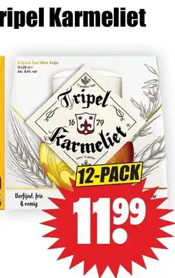 Dirk Tripel Karmeliet aanbieding