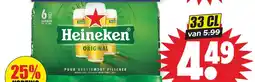 Dirk Heineken pils original aanbieding