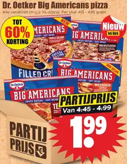 Dirk Dr. Oetker Big Americans pizza aanbieding