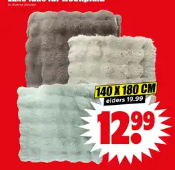 Dirk Luxe fake fur woonplaat aanbieding