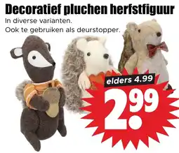 Dirk Decoratief pluchchen herfstfiguur aanbieding
