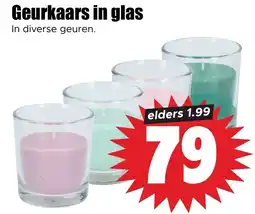 Dirk Geurkaars in glas aanbieding