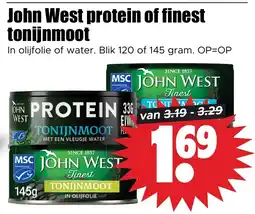 Dirk John West protein of finest tonijnmoot aanbieding