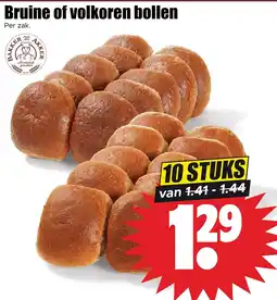 Dirk Bruine of volkoren bollen aanbieding