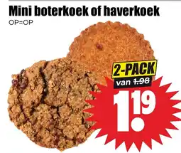 Dirk Mini boterkoek of haverkoek aanbieding