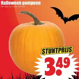 Dirk Halloween pompoen aanbieding