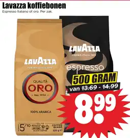 Dirk Lavazza koffiebonen aanbieding