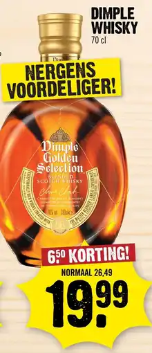 Dirk Dimple Whisky aanbieding