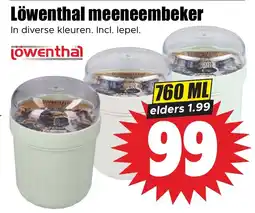 Dirk Löwenthal meeneembeker aanbieding