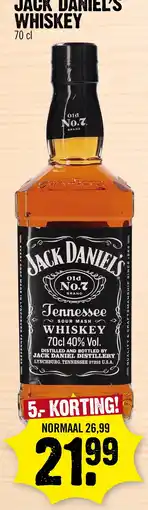 Super Dirck 3 jack daniel's whiskey aanbieding