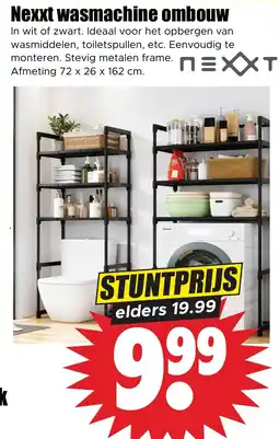 Dirk Nexxt wasmachine ombouw aanbieding
