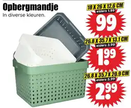 Dirk Opbergmandje aanbieding