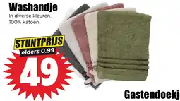Dirk Washandje aanbieding