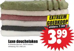Dirk Luxe douchelaken aanbieding