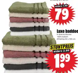 Dirk Luxe baddoe aanbieding