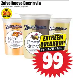 Dirk Zuivelhoeve Boer'n vla aanbieding