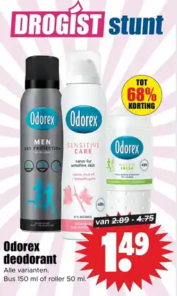 Dirk Odorex deodorant aanbieding