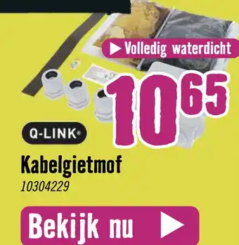 Hornbach Q-LINK Kabelgietmof 10304229 aanbieding