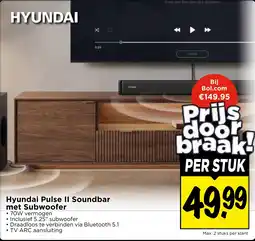 Vomar Voordeelmarkt Hyundai Pulse II Soundbar met Subwoofer aanbieding