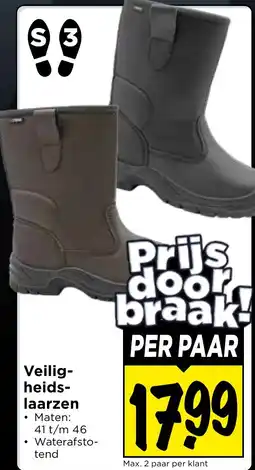 Vomar Voordeelmarkt Veiligheidslaarzen aanbieding