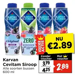 Vomar Voordeelmarkt Karvan Cevitam Siroop aanbieding