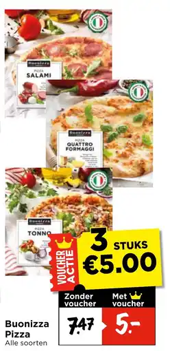 Vomar Voordeelmarkt Alle Buonizza Pizza aanbieding