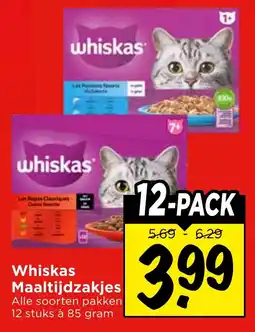 Vomar Voordeelmarkt Whiskas Maaltijdzakjes aanbieding