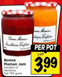 Vomar Voordeelmarkt Bonne Maman Jam aanbieding