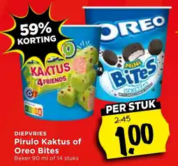 Vomar Voordeelmarkt Pirulo Kaktus of Oreo Bites aanbieding
