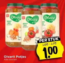 Vomar Voordeelmarkt Alle Olvarit Potjes aanbieding