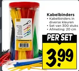 Vomar Voordeelmarkt Kabelbinders aanbieding