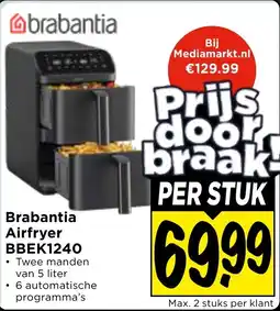 Vomar Voordeelmarkt Brabantia Airfryer aanbieding