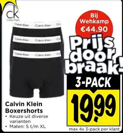 Vomar Voordeelmarkt Calvin Klein Boxershorts aanbieding