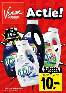 Vomar Voordeelmarkt Dreft Wasmiddel aanbieding