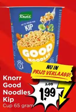 Vomar Voordeelmarkt Knorr Good Noodles Kip aanbieding