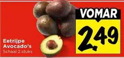 Vomar Voordeelmarkt Avocado's aanbieding