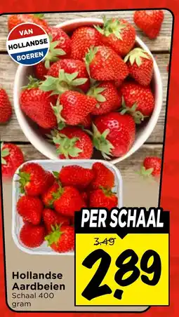 Vomar Voordeelmarkt Hollandse Aardbeien aanbieding
