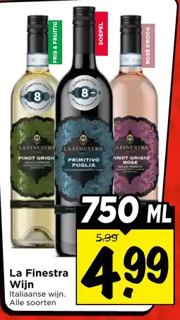 Vomar Voordeelmarkt La Finestra Wijn aanbieding