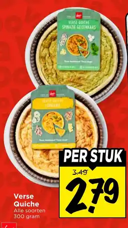 Vomar Voordeelmarkt Verse Quiche aanbieding