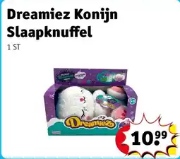 Kruidvat Dreamiez Konijn Slaapknuffel aanbieding